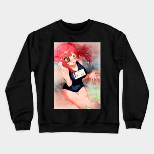 Houshou Marine Anime Watercolor Crewneck Sweatshirt